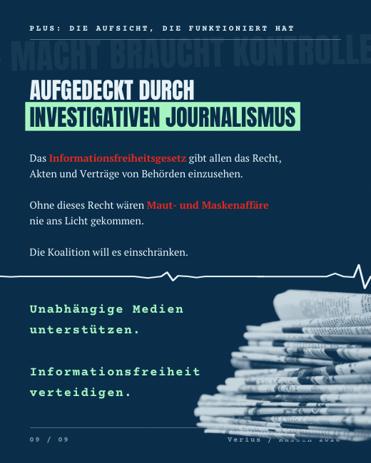 Aufgedeckt durch investigativen Journalismus — Informationsfreiheit verteidigen