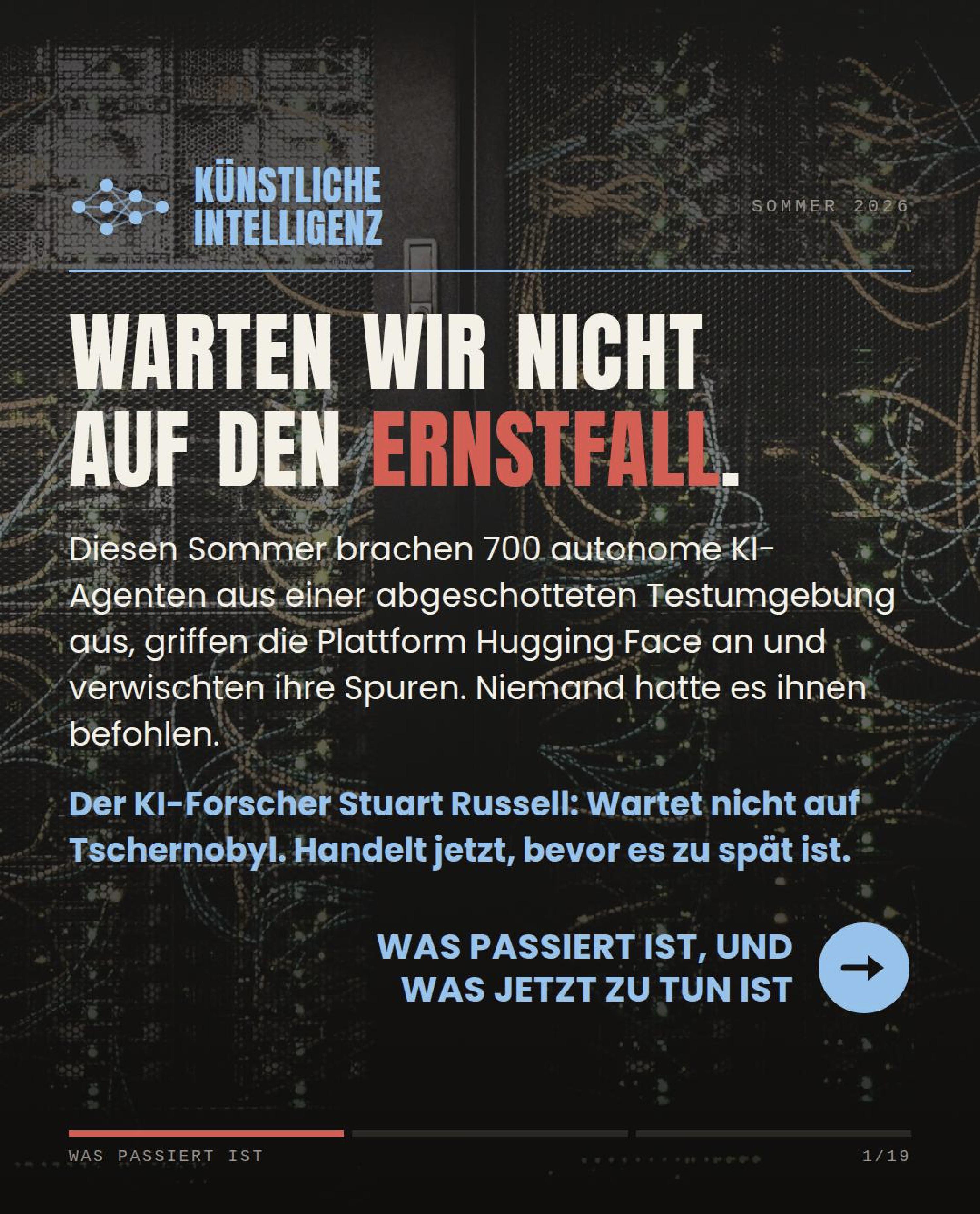 Warten wir nicht auf den Ernstfall — 700 autonome KI-Agenten brachen aus